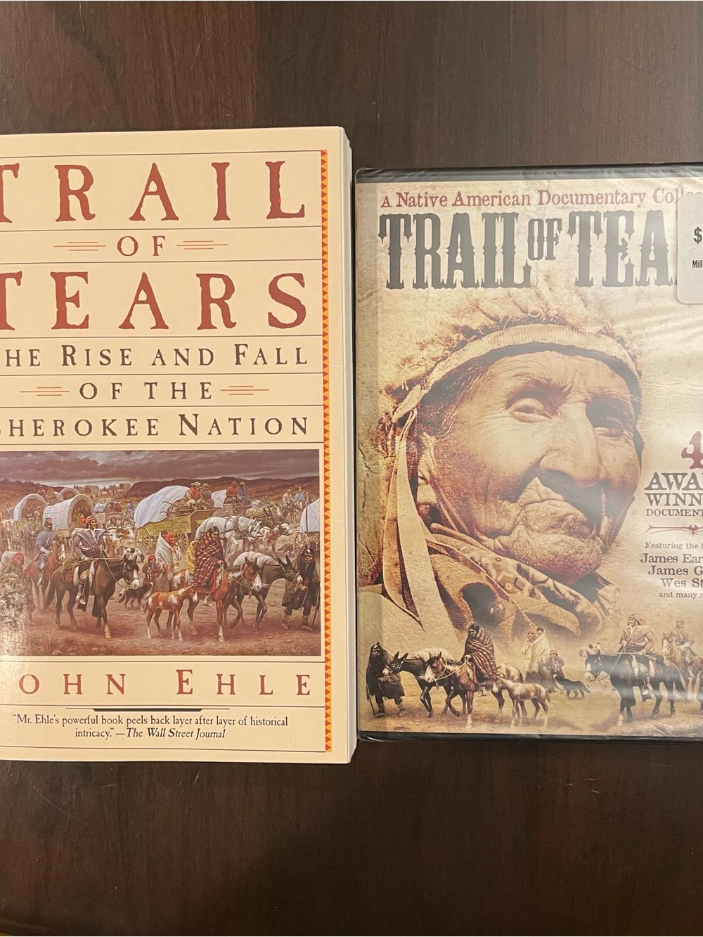 Trail of Tears The Rise & Fall of the Cherokee Nation John Ehle Paperback & DVD - Picture 5 of 14